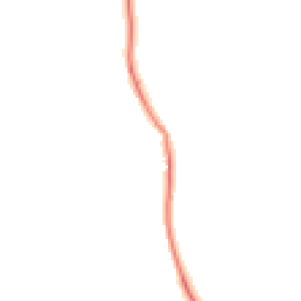 Night-time road noise heatmap for TQ9 7TT