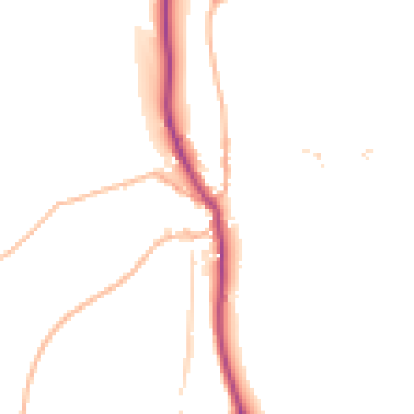 Daytime road noise heatmap for TQ9 7UH