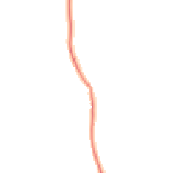 Night-time road noise heatmap for TQ9 7UH