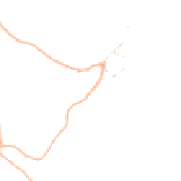 Daytime road noise heatmap for TQ9 7UL