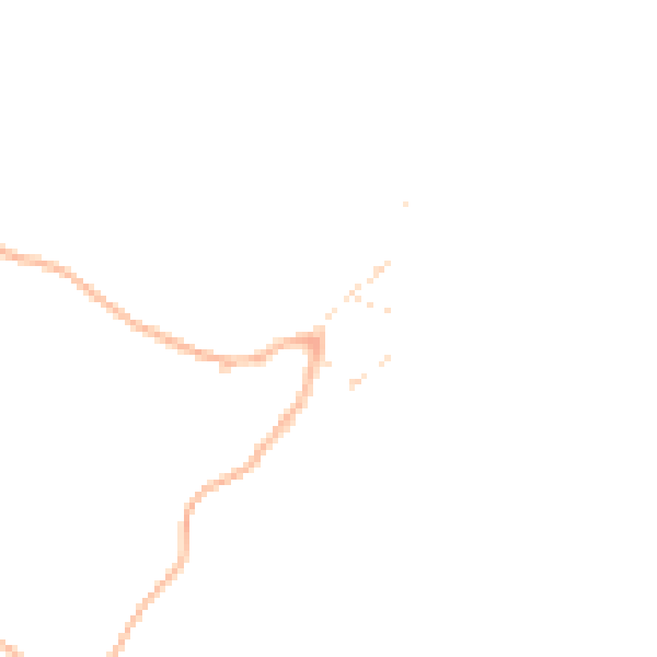 Daytime road noise heatmap for TQ9 7UP