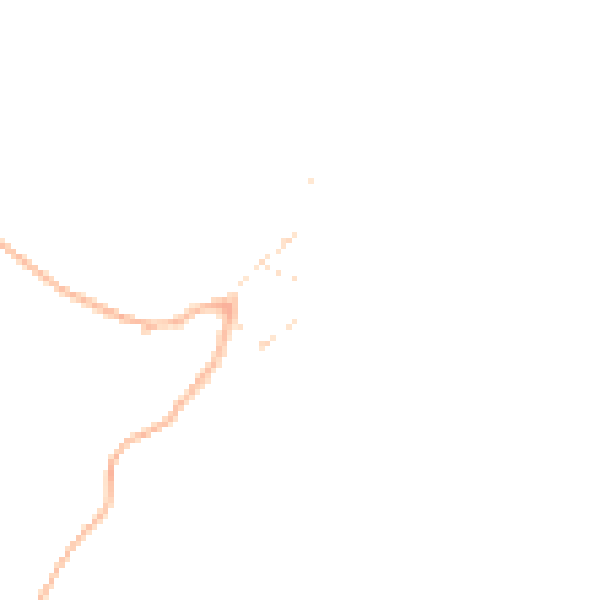 Daytime road noise heatmap for TQ9 7UU