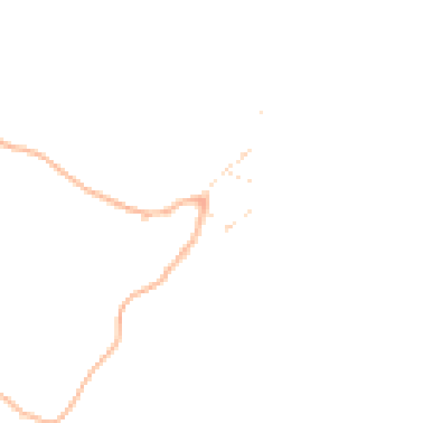Daytime road noise heatmap for TQ9 7UZ
