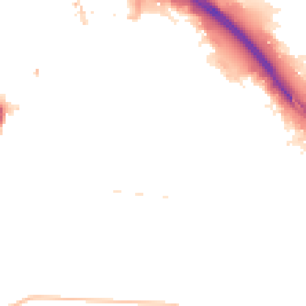 Night-time road noise heatmap for TS1 3EB