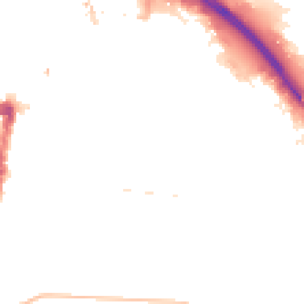 Night-time road noise heatmap for TS1 3ED