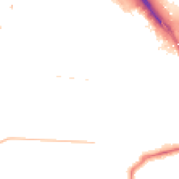 Night-time road noise heatmap for TS1 3JL