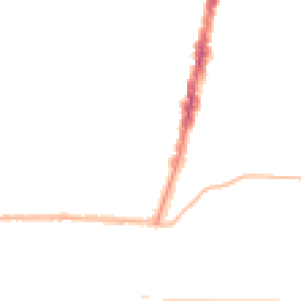 Night-time road noise heatmap for TS1 4LQ