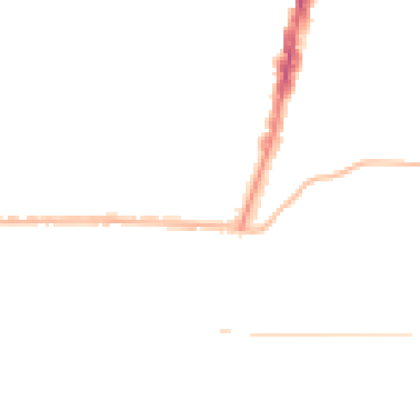 Night-time road noise heatmap for TS1 4QJ
