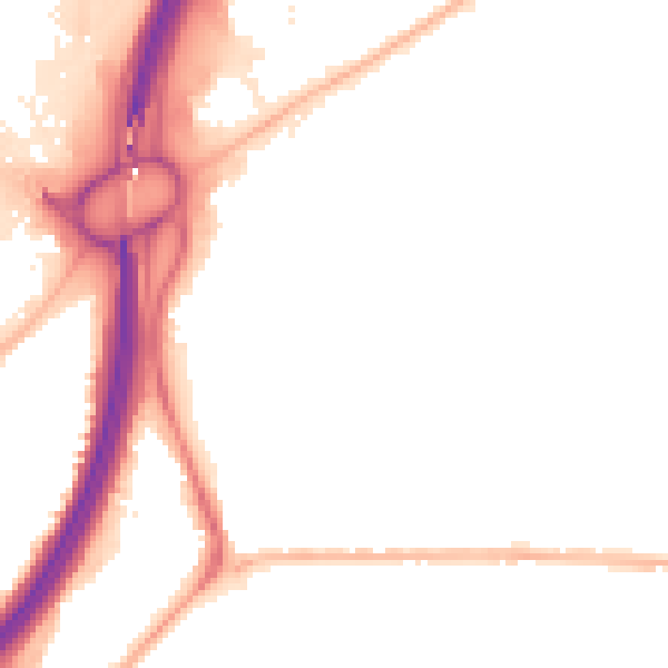 Night-time road noise heatmap for TS1 4RP