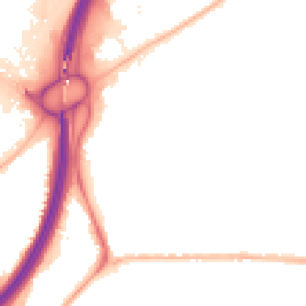 Night-time road noise heatmap for TS1 4RS
