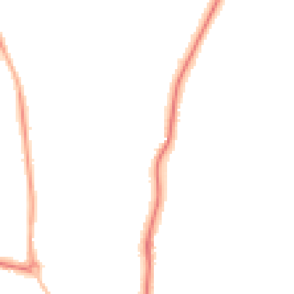 Night-time road noise heatmap for TS16 0DN