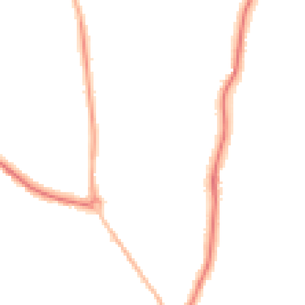 Night-time road noise heatmap for TS16 0EG