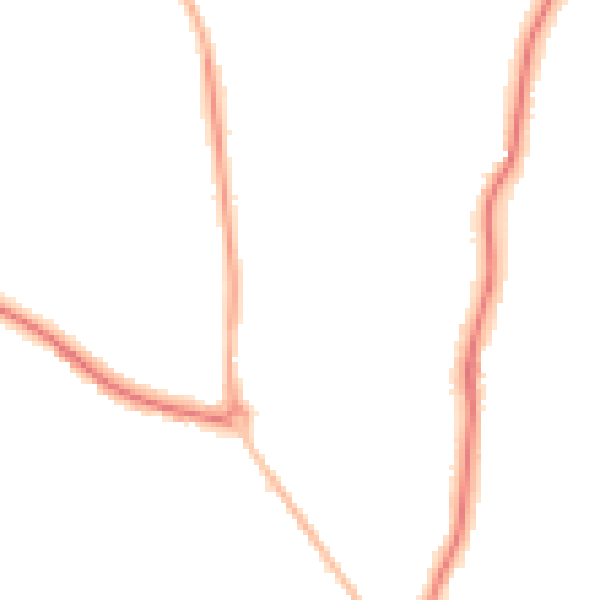 Night-time road noise heatmap for TS16 0EL