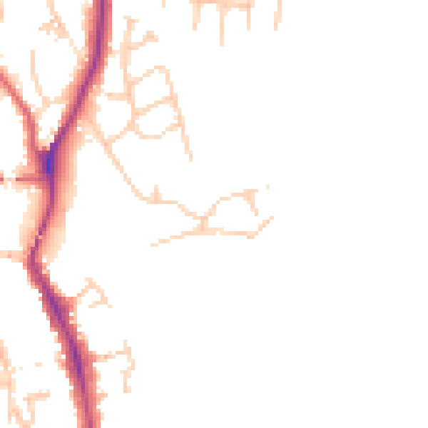 Daytime road noise heatmap for TS16 9DE