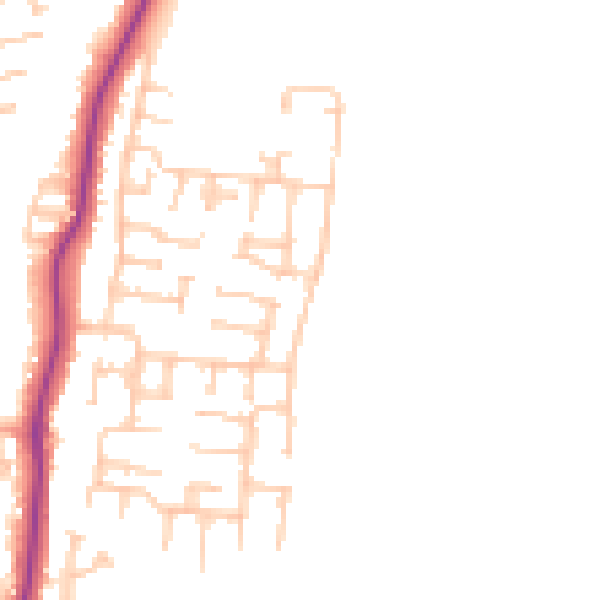 Daytime road noise heatmap for TS16 9HQ