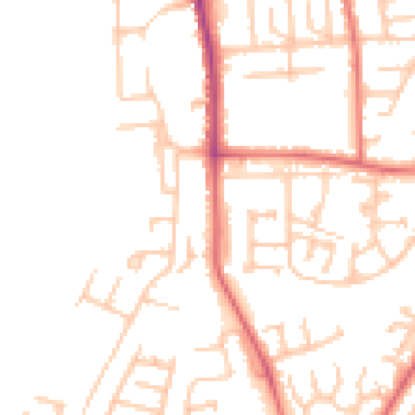 Daytime road noise heatmap for TS17 0AA