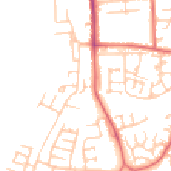 Daytime road noise heatmap for TS17 0AE