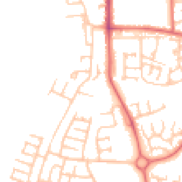 Daytime road noise heatmap for TS17 0AG