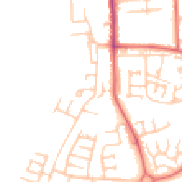Daytime road noise heatmap for TS17 0AH