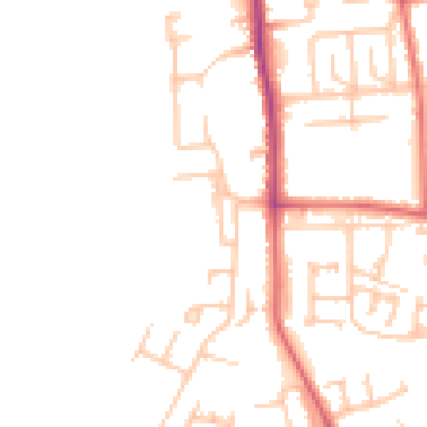 Daytime road noise heatmap for TS17 0AN