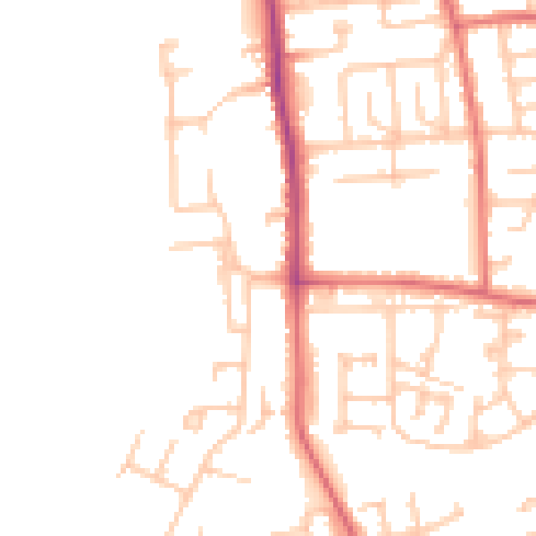 Daytime road noise heatmap for TS17 0AP