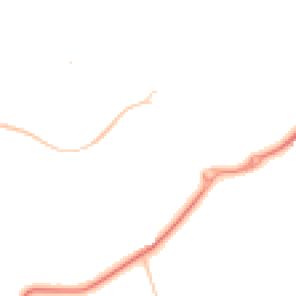Night-time road noise heatmap for TS17 0PL
