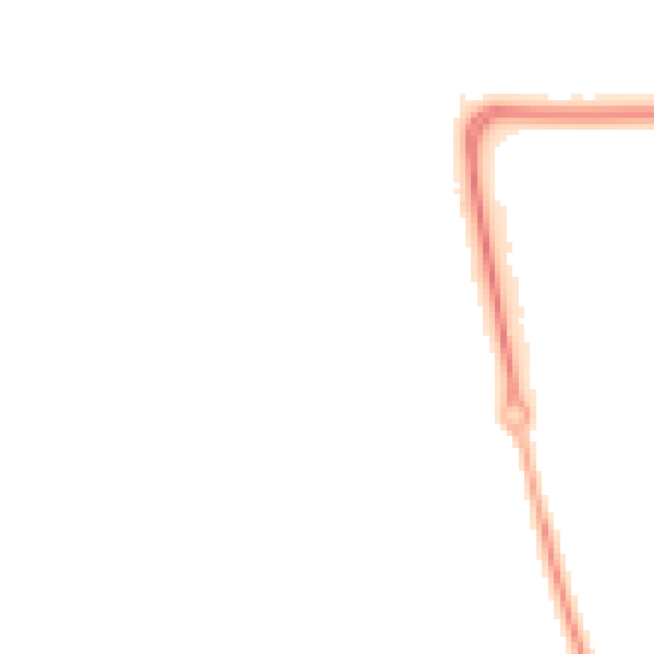 Night-time road noise heatmap for TS17 0SS