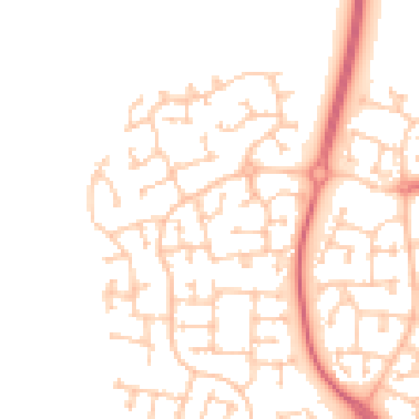 Daytime road noise heatmap for TS17 5GG