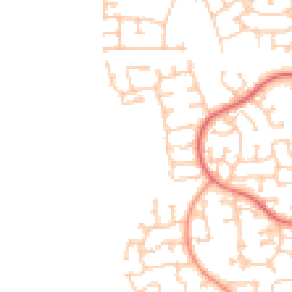 Daytime road noise heatmap for TS17 5GX