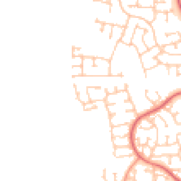Daytime road noise heatmap for TS17 5HR