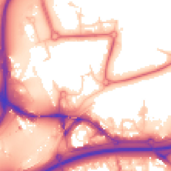 Daytime road noise heatmap for TS17 6AP