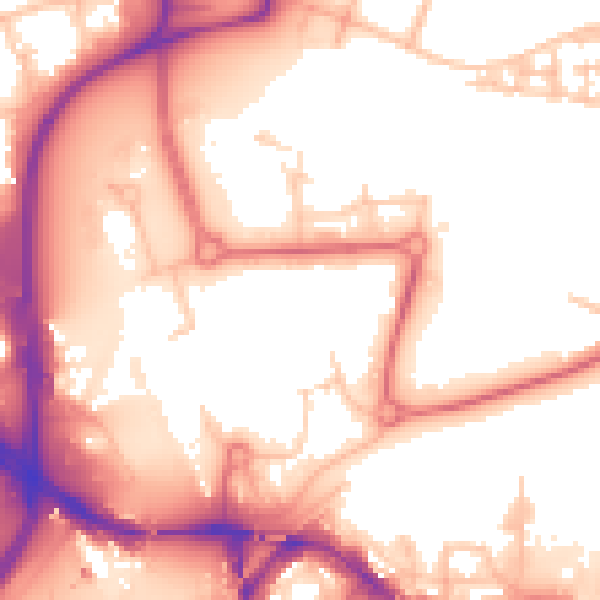 Daytime road noise heatmap for TS17 6BG