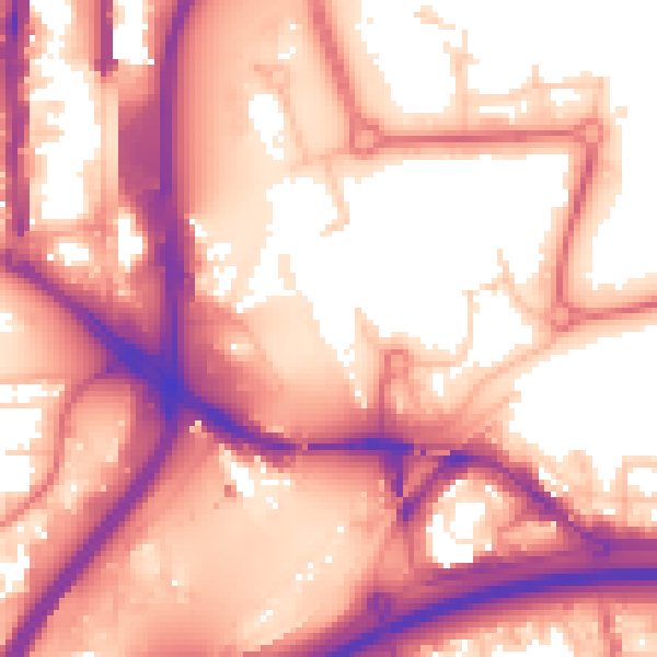 Daytime road noise heatmap for TS17 6DF