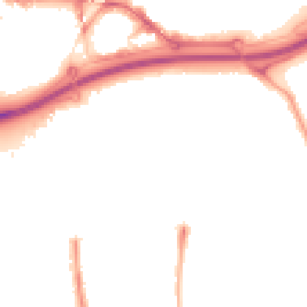 Night-time road noise heatmap for TS17 6HJ