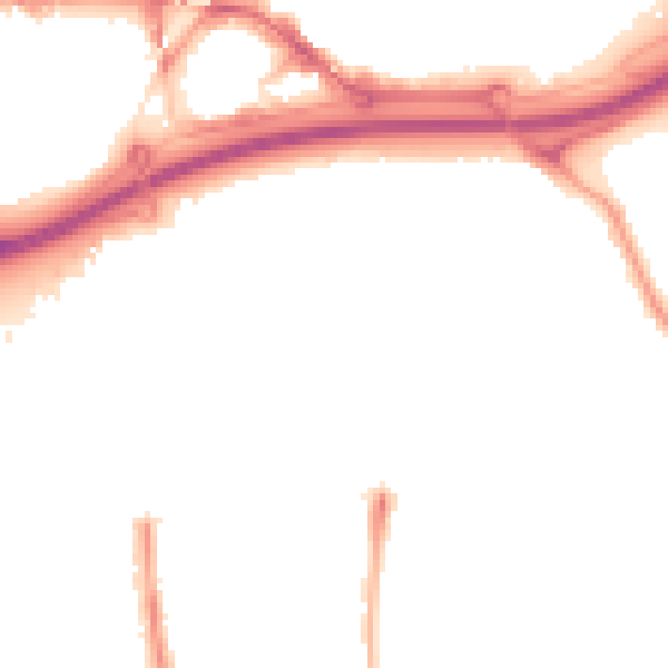 Night-time road noise heatmap for TS17 6HN