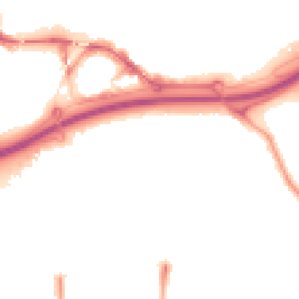 Night-time road noise heatmap for TS17 6HX
