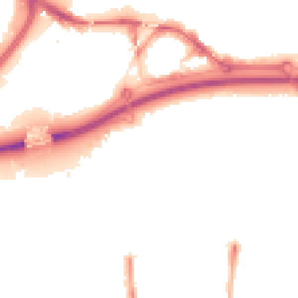 Night-time road noise heatmap for TS17 6JU