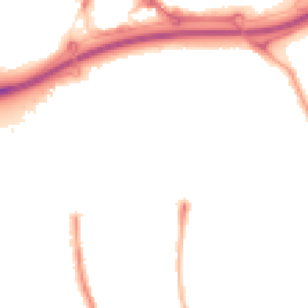 Night-time road noise heatmap for TS17 6LJ