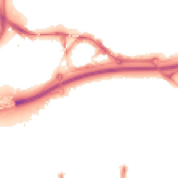 Night-time road noise heatmap for TS17 6PB