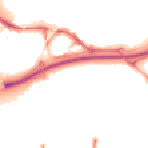 Night-time road noise heatmap for TS17 6PD