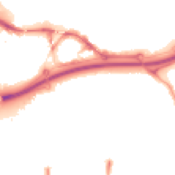 Night-time road noise heatmap for TS17 6PF
