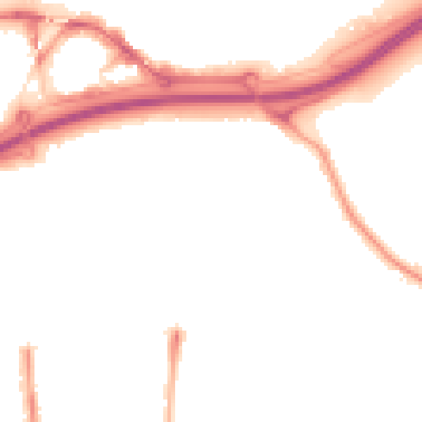 Night-time road noise heatmap for TS17 7BY