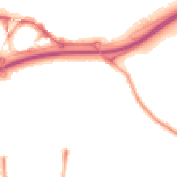 Night-time road noise heatmap for TS17 7DQ
