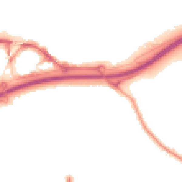 Night-time road noise heatmap for TS17 7ED