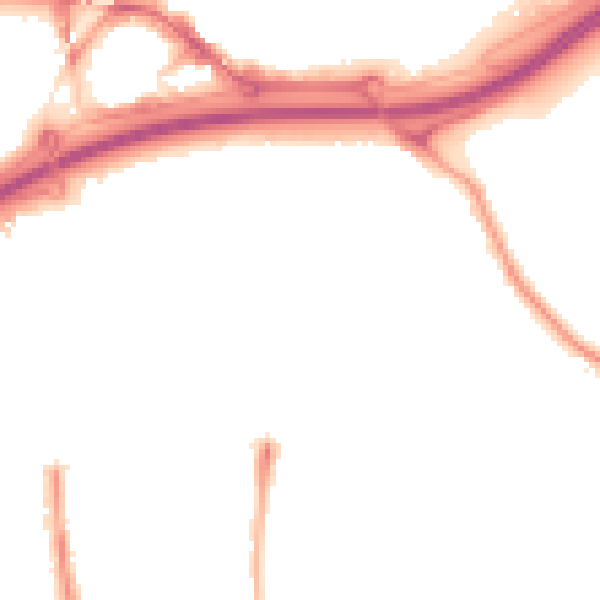 Night-time road noise heatmap for TS17 7HP