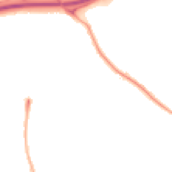 Night-time road noise heatmap for TS17 7JH