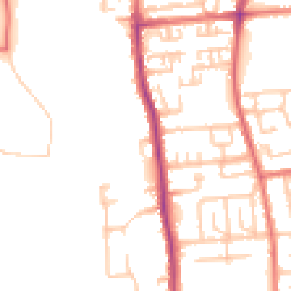 Daytime road noise heatmap for TS17 8PQ