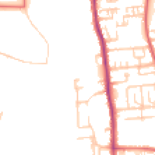 Daytime road noise heatmap for TS17 8QD