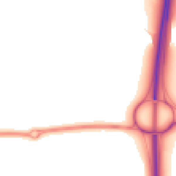Night-time road noise heatmap for TS17 9RA