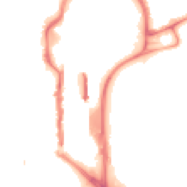 Night-time road noise heatmap for TS18 1AE
